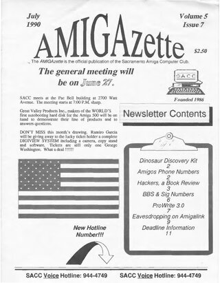 AmigaZette - 1990-07 cover